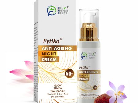 Fytika Anti-Aging Night Cream with Gotu Kola, Saffron and Lotus Flower Extract Supply