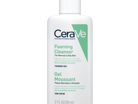 Cerave Foaming Daily Gel Cleanser for Normal to Oily Skin Hot on Sale