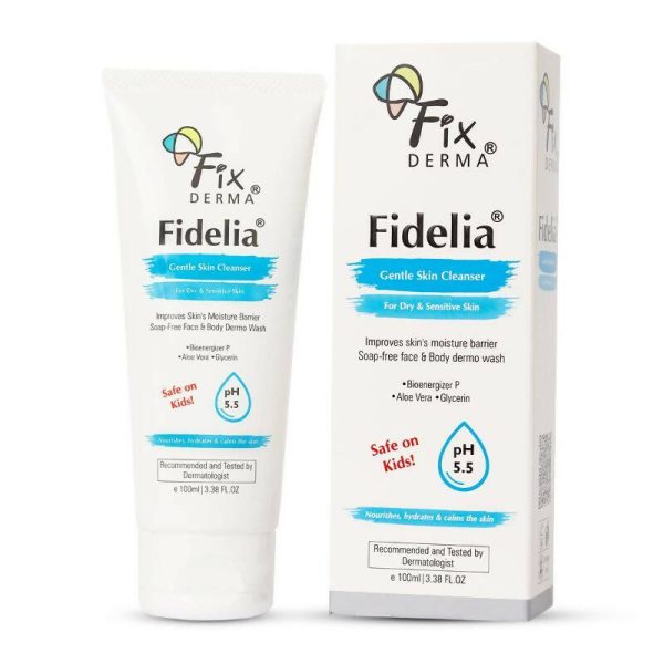 Fixderma Fidelia Gentle Skin Cleanser For Dry & Sensitive Skin Online Hot Sale