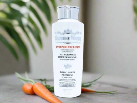 Supreme White Intense Exclusive Carrot Lotion 16 oz Fashion