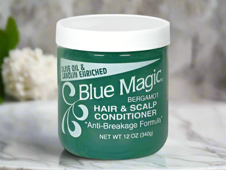 Blue Magic Original Bergamot Hair & Scalp Conditioner 12 oz Online Hot Sale