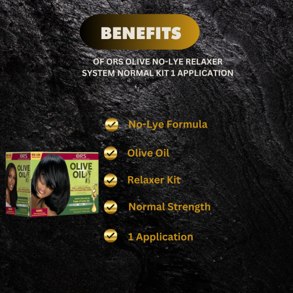 ORS Olive No-Lye Relaxer System Normal Kit 1 Application Supply