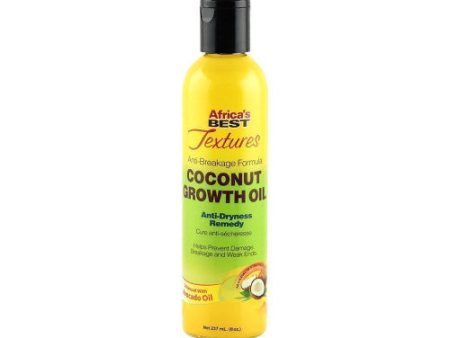 Africa s Best Textures Collection Coconut Growth Oil 8oz For Sale