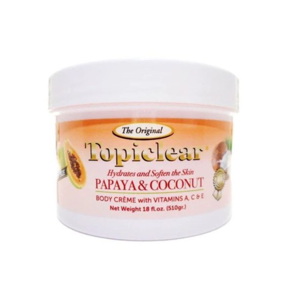 Topiclear Papaya & Coconut Body Crem 18 oz Hot on Sale