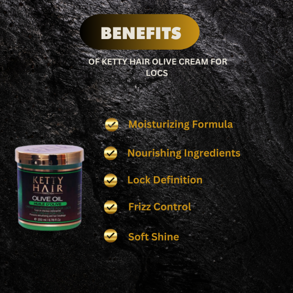 Ketty Hair Olive Cream For Locs 6.78 oz Sale