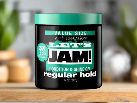 Lets Jam Shining & Conditioning Gel Regular Hold - 14oz jar For Sale