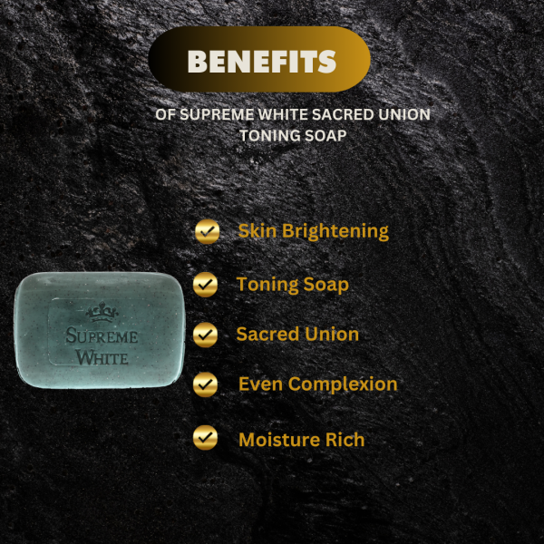 Supreme White Sacred Union Toning Soap 7 oz Cheap