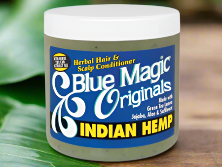 Blue Magic Organics Indian Hemp Herbal Hair & Scalp Conditioner 12 oz Online Sale