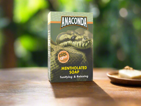 Anaconda Mentholated Soap 190g   6.7oz Online now