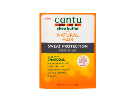 Cantu Shea Butter For Natural Hair Charcoal Sweat Protection Style Saver Packet  1.5oz each Fashion