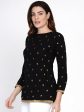 Women s Black Printed Tunic - Bhama Hot on Sale