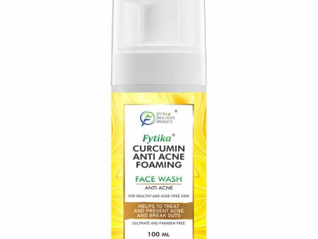 Fytika Curcumin Anti-Acne Foaming Face Wash with Honey & Tulsi Hot on Sale