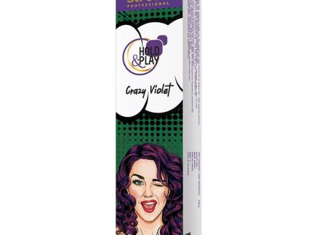 Streax Professional Hold & Play Funky Colours - Crazy Violet Online Sale