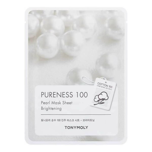 Tonymoly Pureness 100 Pearl Mask Sheet Brightening - Korean Skincare Online now