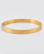 VOJ Stainless Steel Gold-plated Bracelet Discount