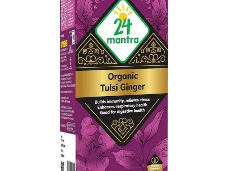 24 Mantra Organic Tulsi Ginger Tea Powder Sale