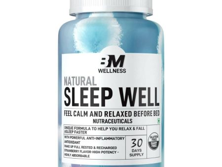 BM Wellness Natural Sleep Well Tablets (800mg) Online Hot Sale