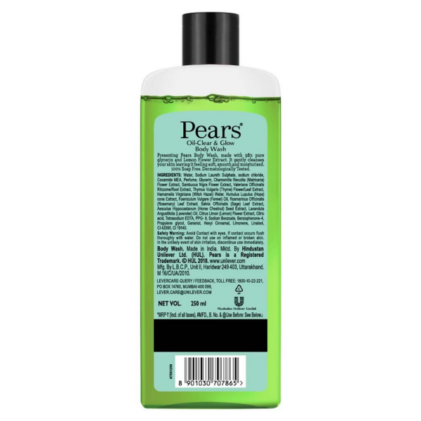 Pears Oil Clear & Glow Body Wash Discount