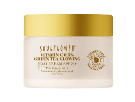 Soulflower Vitamin C Green Tea Glowing Day Cream Sale