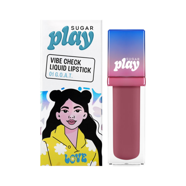 Sugar Play Vibe Check Liquid Lipstick - 01 G.O.A.T For Discount