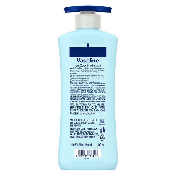 Vaseline Ice Cool Hydration Body Lotion Hot on Sale