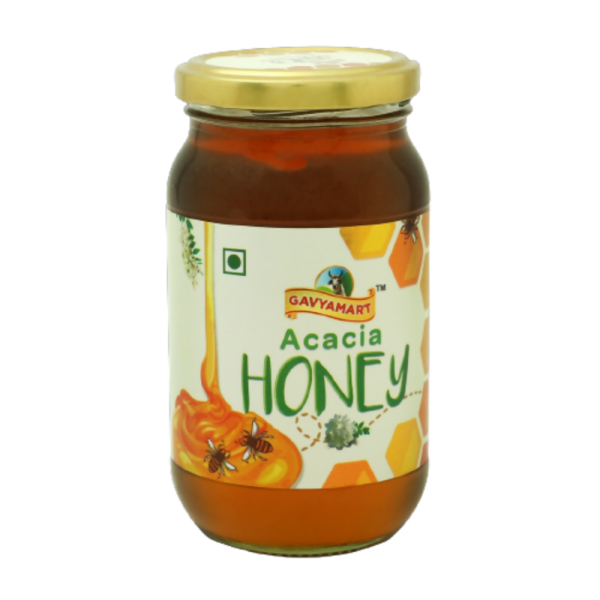 Gavyamart Acacia Honey Raw and Unprocessed Hot on Sale