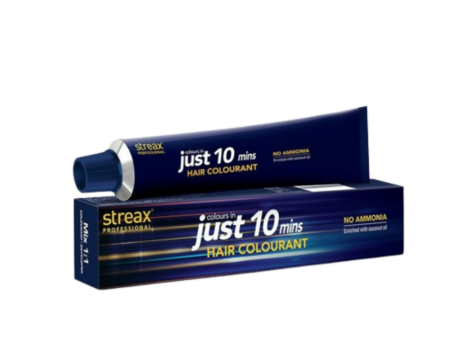 Streax Professional Just 10 Hair Colourant Cream - Burgundy 3.16 Online Hot Sale