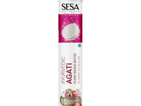 Sesa Ayurvedic Agati Plant Based Biotin Effervescent Tablets For Sale