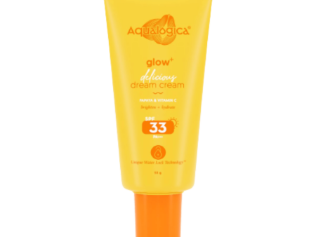 Aqualogica Glow+ Delicious Dream Cream with Payaya & Vitamin C, Brightens & Hydrates Supply