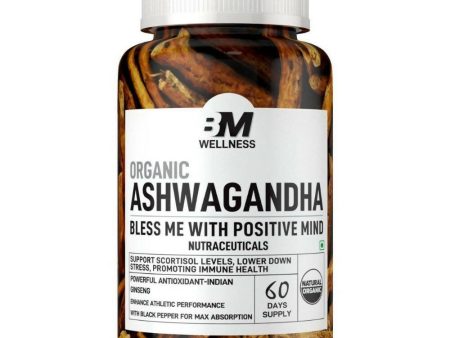 BM Wellness Ashwagandha Organic 800 mg Tablets Cheap